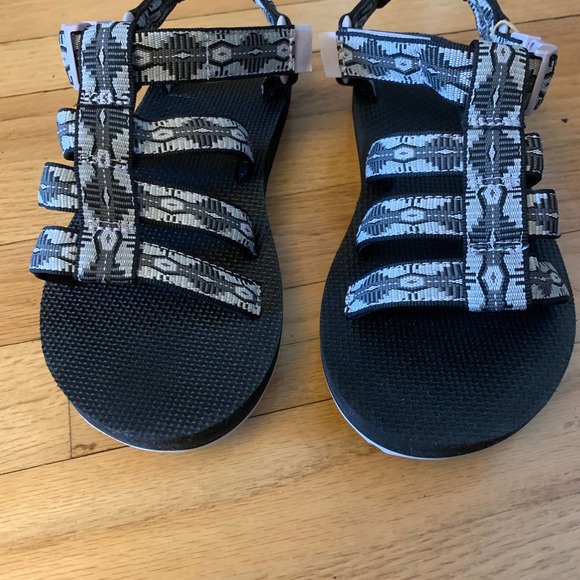 Teva 8 Dorado Canyon Black Iris Gladiator Sports Water Sandals Outdoors Tribal - Picture 7 of 12